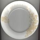 Carlsbad Austrian China Plate with Brown Flowers