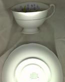 Royal Grafton China Cup and Saucer with Blue Flowers