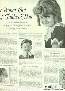 Mulsified Cocoanut Oil Shampoo 1921 Advertisement
