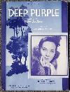 Deep Purple Featured by Doris Rhodes The Girl with the Deep Purple Voice 1939