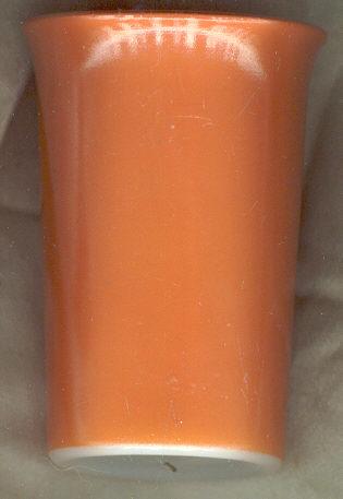 Hazel Atlas Ovide Rust Color Tumbler