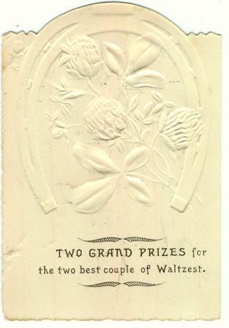 Good Luck Trade Card Compliments of E. A. Oliver