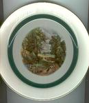 Homer Laughlin Plate With Amsterdam Decal