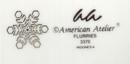 American Atelier Flurries Desert Plate