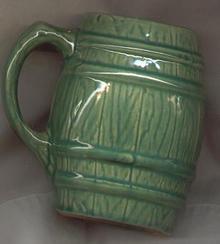 McCoy Pottery Green Mug