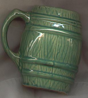 McCoy Pottery Green Mug