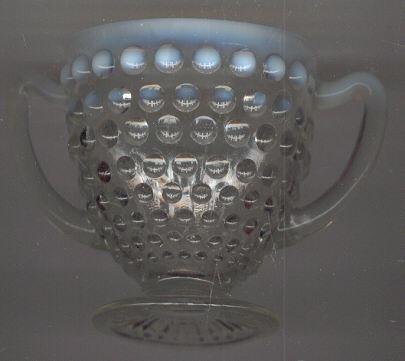 Anchor Hocking Moonstone Sugar Bowl