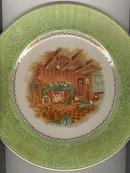 Salem China Century Plate with Colonial Decal