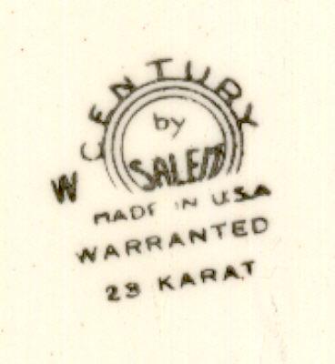 Salem China Century Plate with Colonial Decal