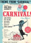 Theme From Carnival Anna Maria Alberghetti 1961 Sheet Music