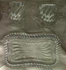 Fostoria Colony Crystal Creamer Sugar Tray