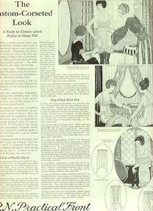 P. N. Practical Corsets 1921 Advertisement
