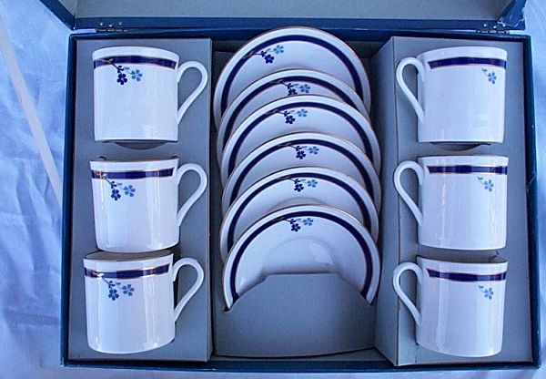 Royal Worcester Boxed Six Coffee Cans