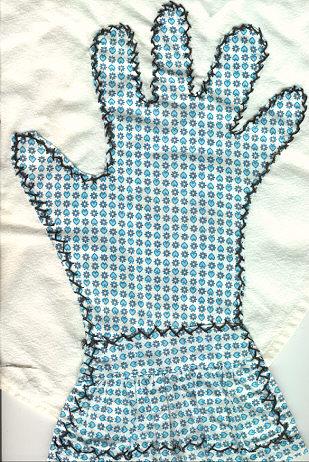 Dusting Cloth with Handstitched Glove