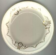 Knowles Small Plate with Golden Garland Edge