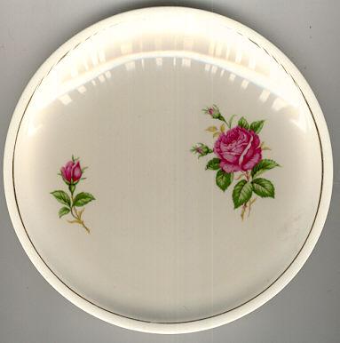 Paden City Pottery Pink Roses Small Plate