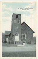 Postcard of St. Peter`s Lutheran Church Holgate Ohio