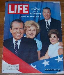 Life Magazine August 16, 1968 The Nixons and The Agnews Finale at Miami Beach