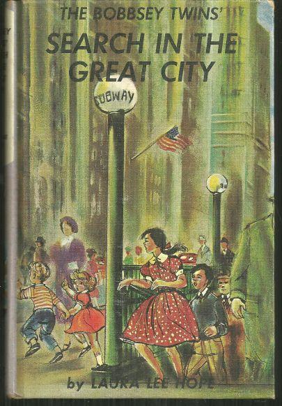 Bobbsey Twins Search in the Great City by Laura Lee Hope #9 1960 Pictorial Cover