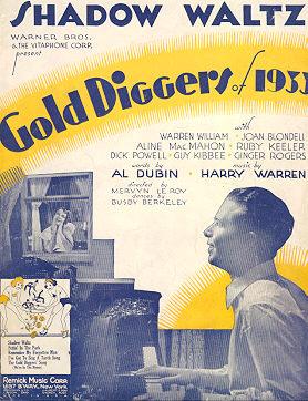 Shadow Waltz from Gold Diggers of 1933 Sheet Music