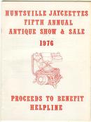 Huntsville Jaycettes Antique Show 1976 Directory
