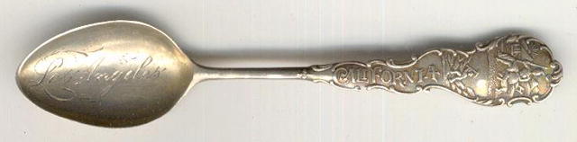 Los Angeles, California Sterling Souvenir Spoon