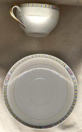 Made in Japan Cup and Saucer with Rose Design