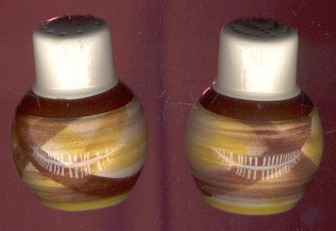 Pair of Vernonware Organdie Salt and Pepper Shakers