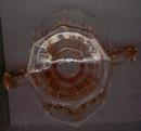 Pink Tearoom Sugar Depression Glass