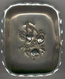 Pairpoint Silver Plate Footed Dish with Apples