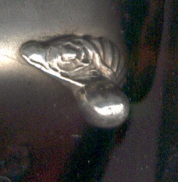 Pairpoint Silver Plate Footed Dish with Apples