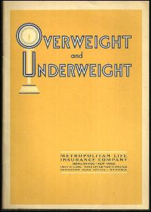 Overweight and Underweight by Metropolitan Life Insurance Booklet