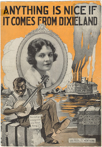 ANYTHING IS NICE IF IT COMES FROM DIXIELAND 1919 Sheet Music
