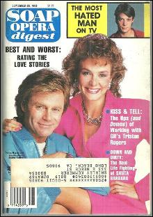 Soap Opera Digest Magazine September 20, 1988 Tristan Rogers and Jennifer Anglin