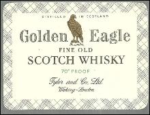 Vintage Golden Eagle Fine Old Scotch Whisky Label