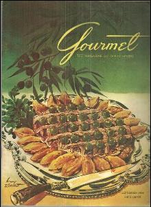 Gourmet Magazine September 1954 Around the World by Clipper and Cake Decorating