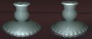 Pair of Fenton Silver Crest Candlesticks