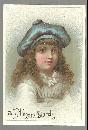 Victorian Trade Card for Niagara Starch with Beautiful Girl
