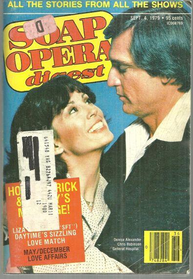 Soap Opera Digest Magazine September 4, 1979 Denise Alexander and Chris Robinson