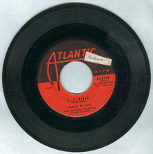 Chuck Willis C. C. Rider/Ease the Pain 45RPM Record