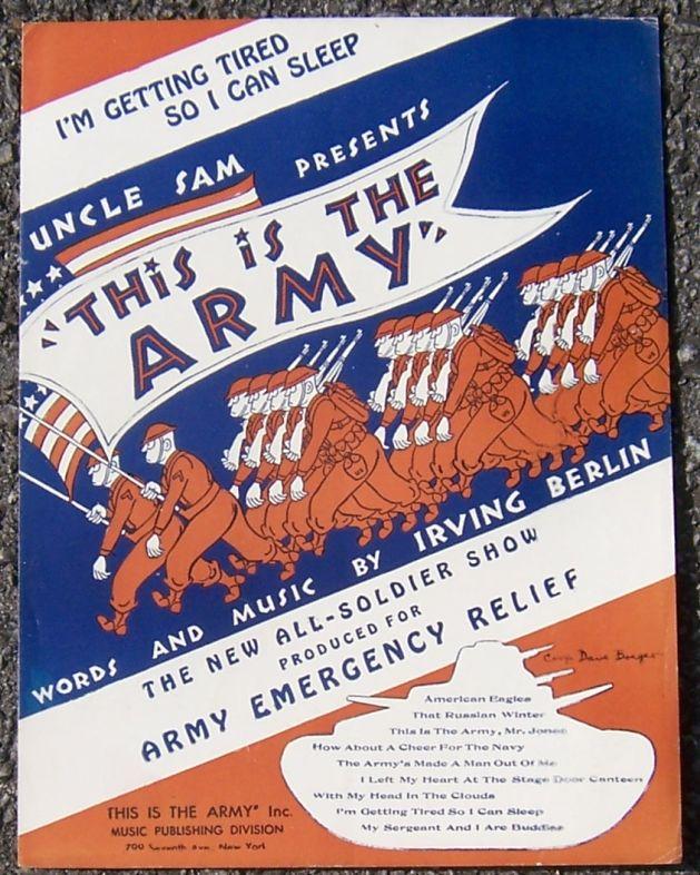 I'm Getting Tired So I Can Sleep From Irving Berlin's This is the Army 1942