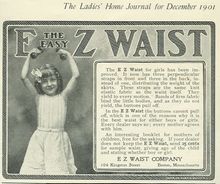 E Z Waist for Girls 1901 Magazine Advertisement