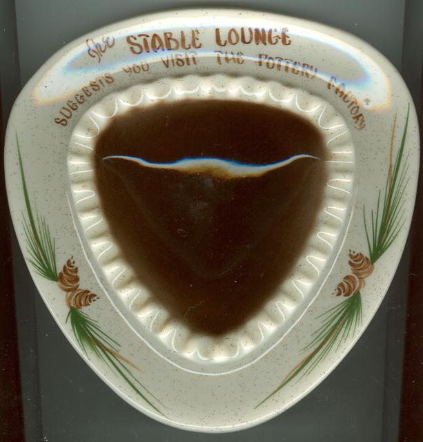 Stable Lounge Large Pottery Ashtray