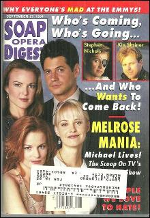 Soap Opera Digest Magazine September 27, 1994 Melrose Mania on the Cover