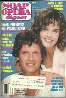 Soap Opera Digest Magazine September 27, 1983 Sherilyn Wolter and Steve Bond GH