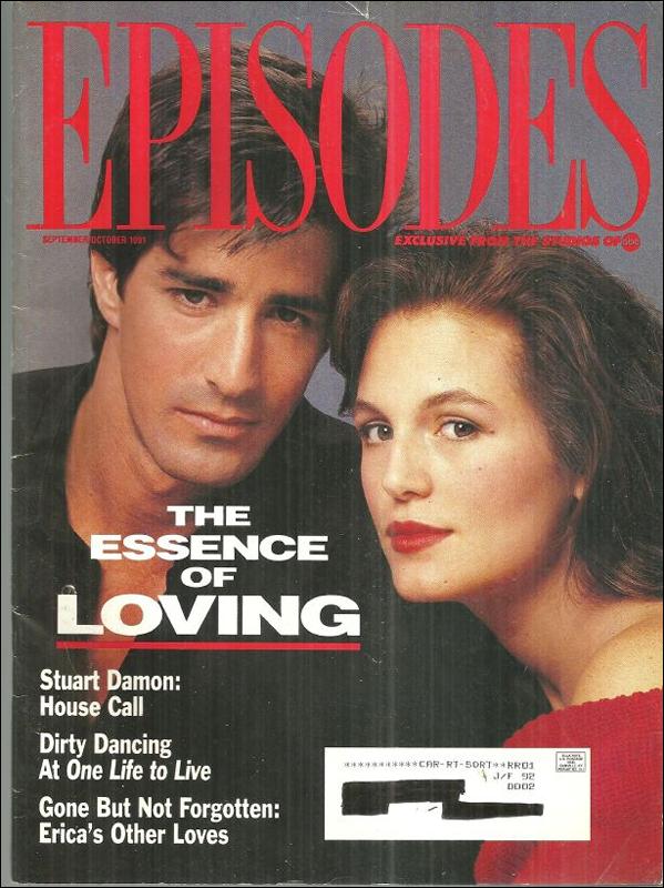 Episodes ABC Soaps Magazine September/October 1991 The Essence of Loving Cover