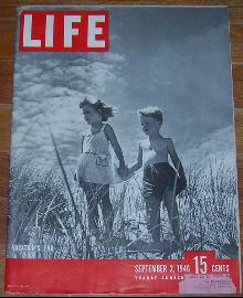 Life Magazine September 2, 1946 Vacation's End on cover