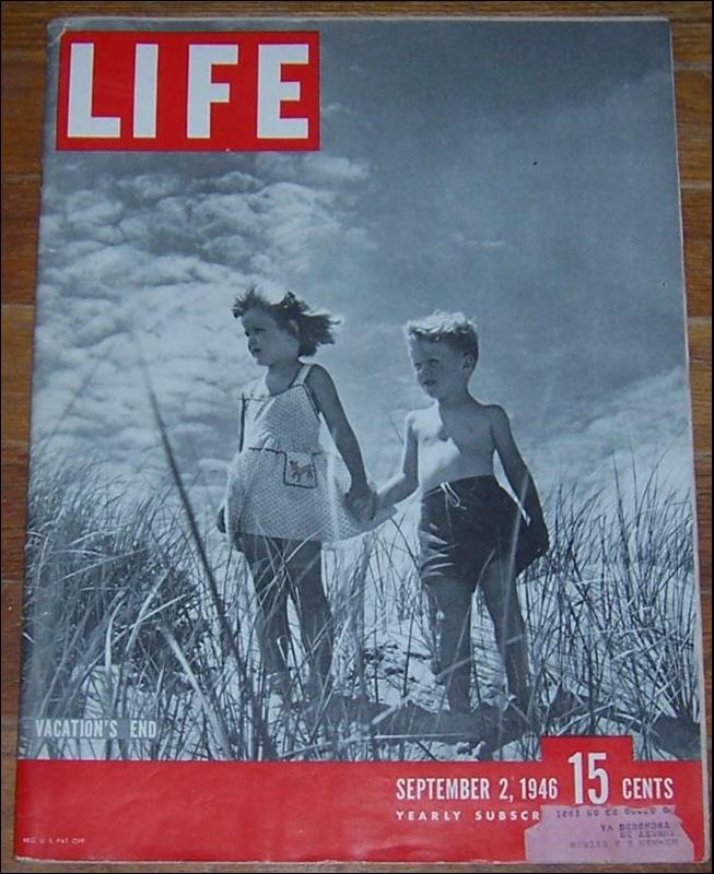 Life Magazine September 2, 1946 Vacation's End on cover