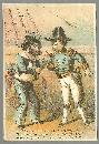 Victorian Trade Card for Higgin's German Laundry Soap with Ship's Captain