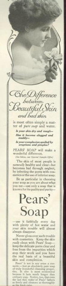 Pear's Soap Beautiful Skin 1915 Magazine Advertisement